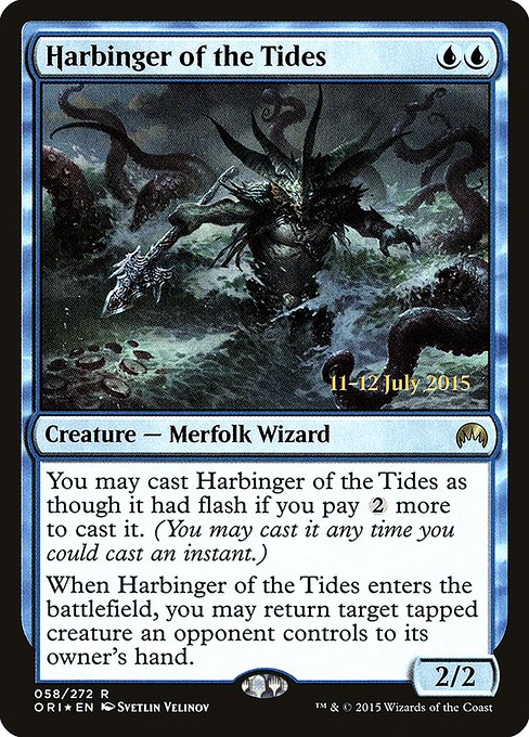 Harbinger of the Tides (58s) [Magic Origins Promos]