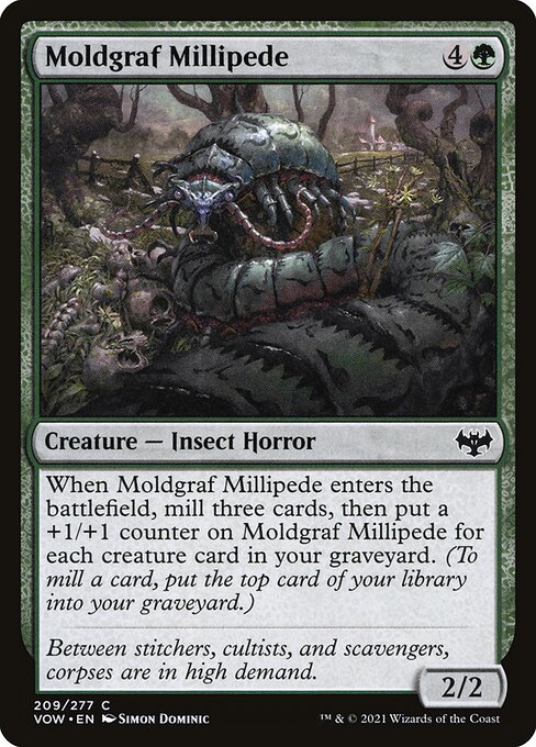 Moldgraf Millipede (209) [Innistrad: Crimson Vow]
