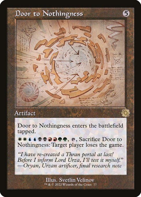 Door to Nothingness (77) [The Brothers' War Retro Artifacts]