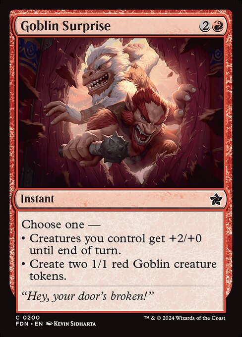 Goblin Surprise (200) [Foundations]