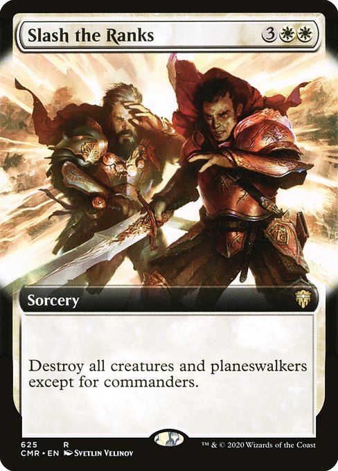 Slash the Ranks (625) [Commander Legends] [Extended Art]