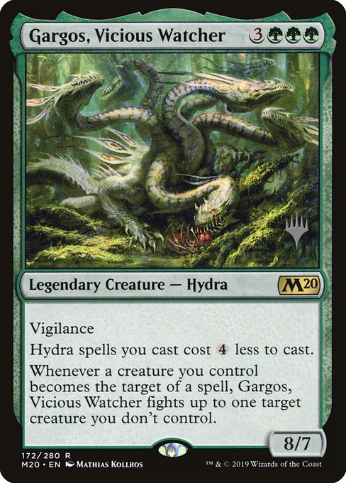Gargos, Vicious Watcher (172p) [Core Set 2020 Promos]