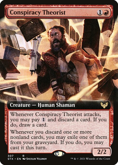 Conspiracy Theorist (307) [Strixhaven: School of Mages] [Extended Art]