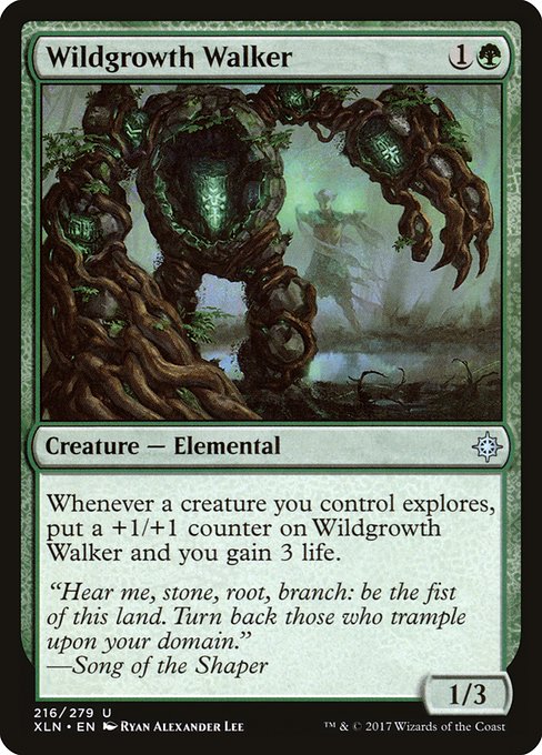 Wildgrowth Walker (216) [Ixalan]