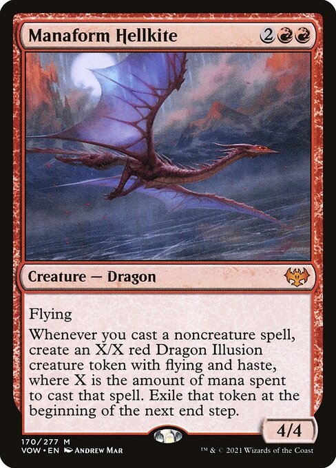 Manaform Hellkite (170) [Innistrad: Crimson Vow]