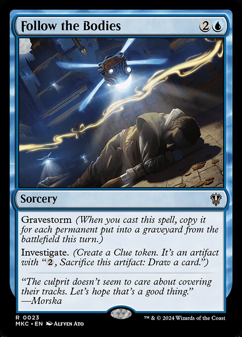 Follow the Bodies (23) [Murders at Karlov Manor Commander]