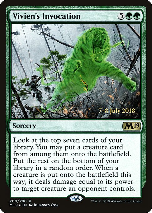 Vivien's Invocation (209s) [Core Set 2019 Promos]