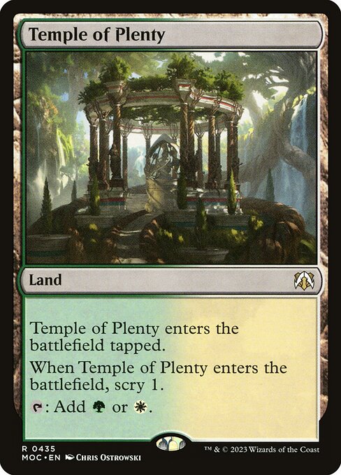 Temple of Plenty (435) [March of the Machine Commander]