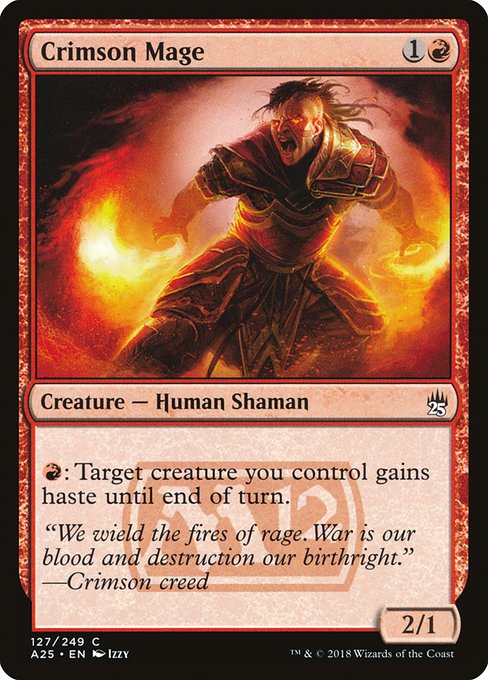 Crimson Mage (127) [Masters 25]