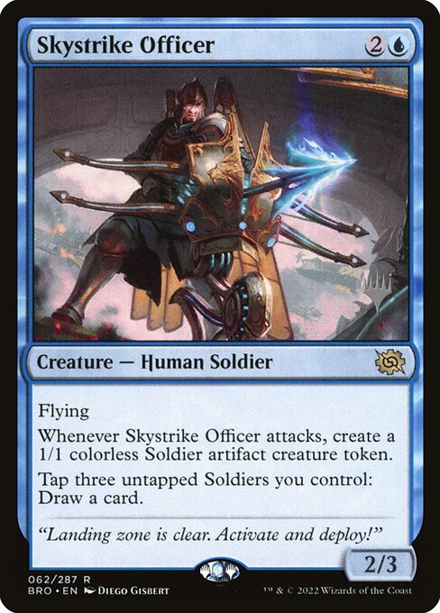 Skystrike Officer (62p) [The Brothers' War Promos]