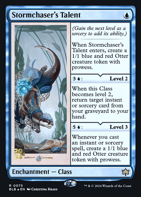Stormchaser's Talent (75s) [Bloomburrow Promos]