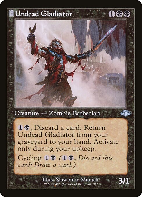 Undead Gladiator (313) [Dominaria Remastered]
