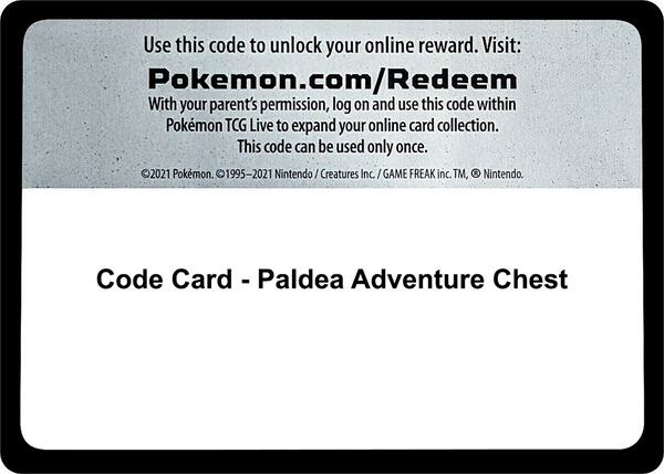 Code Card - Paldea Adventure Chest [Miscellaneous Cards and Products]
