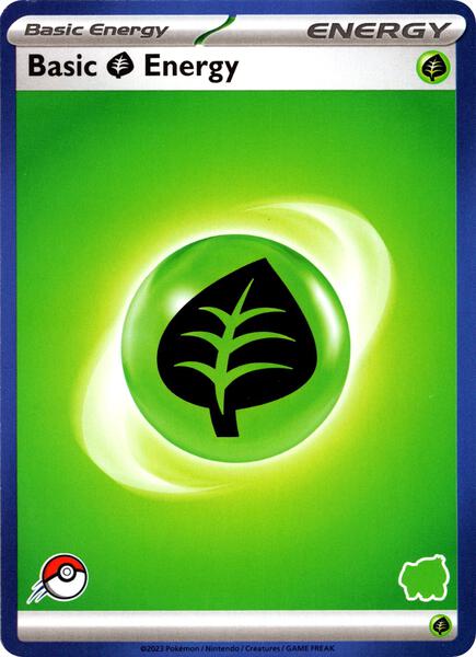 Basic Grass Energy (Blue Border) [My First Battle]