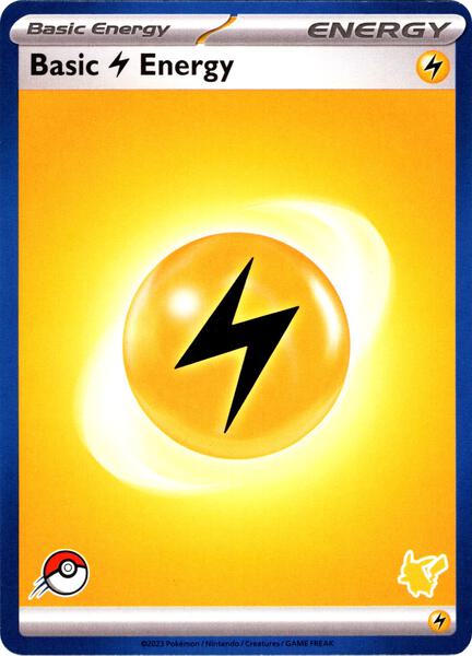 Basic Lightning Energy (Blue Border) [My First Battle]