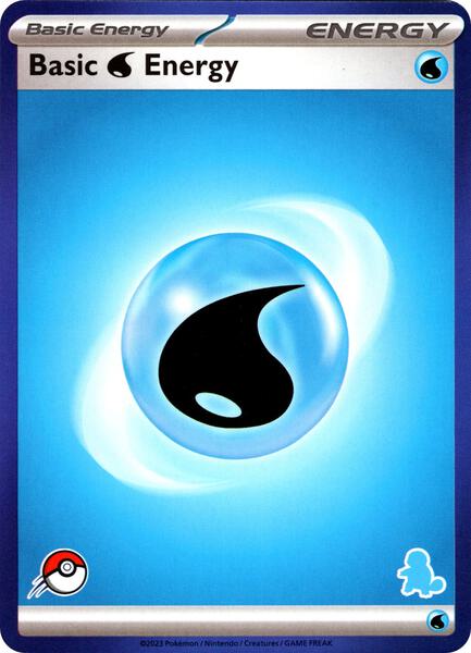 Basic Water Energy (Blue Border) [My First Battle]