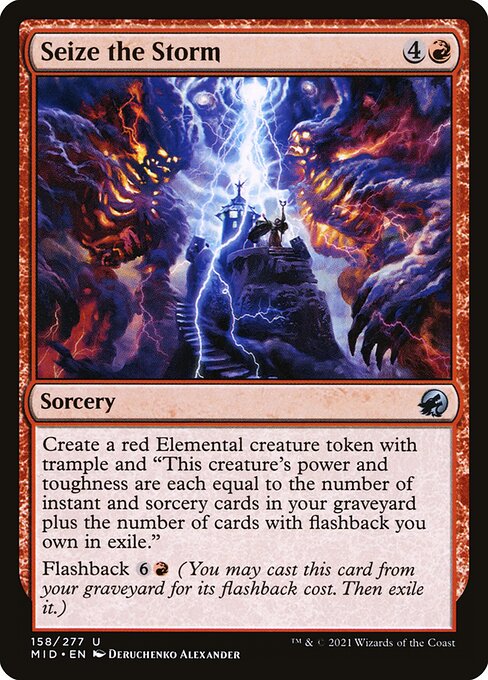 Seize the Storm (158) [Innistrad: Midnight Hunt]