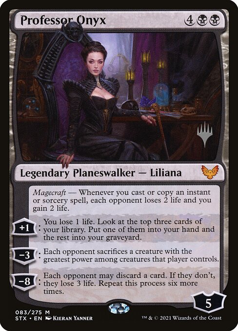 Professor Onyx (83p) [Strixhaven: School of Mages Promos]