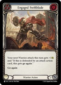 Engaged Swiftblade (Blue) (HVY129) [Heavy Hitters]