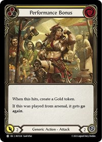 Performance Bonus (Yellow) (HVY226) [Heavy Hitters]