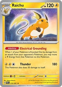 Raichu - 019/091 (019/091) [SV Paldean Fates]