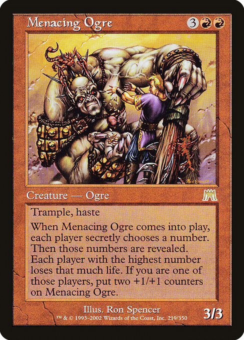 Menacing Ogre (219) [Onslaught]