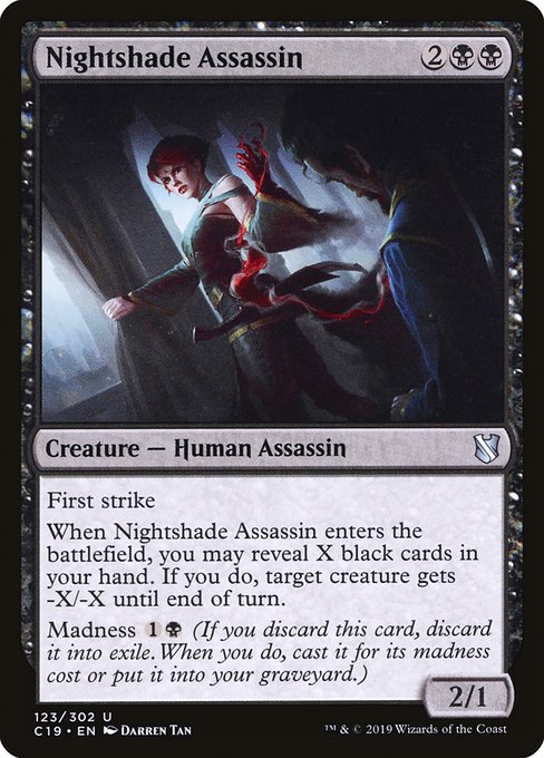 Nightshade Assassin (123) [Commander 2019]