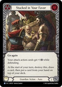 Stacked in Your Favor (Blue) (BET027) [Blitz Deck Heavy Hitters Betsy]
