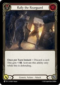 Rally the Rearguard (Red) (KYO010) [Blitz Deck Heavy Hitters Kayo]
