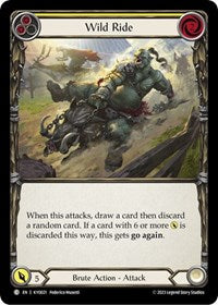 Wild Ride (Yellow) (KYO021) [Blitz Deck Heavy Hitters Kayo]
