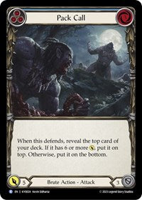 Pack Call (Blue) (KYO024) [Blitz Deck Heavy Hitters Kayo]