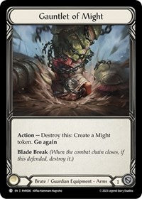 Gauntlet of Might (RNR006) [Blitz Deck Heavy Hitters Rhinar]