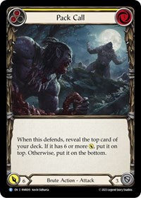 Pack Call (Yellow) (RNR019) [Blitz Deck Heavy Hitters Rhinar]
