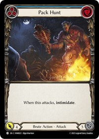 Pack Hunt (Blue) (RNR022) [Blitz Deck Heavy Hitters Rhinar]