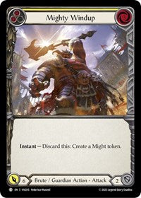 Mighty Windup (Yellow) (VIC015) [Blitz Deck Heavy Hitters Victor]