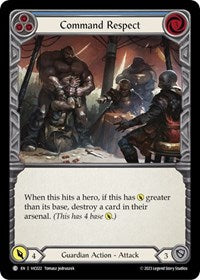 Command Respect (Blue) (VIC022) [Blitz Deck Heavy Hitters Victor]