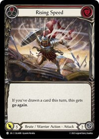 Rising Speed (Red) (OLA009) [Blitz Deck Heavy Hitters Olympia]