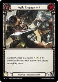 Agile Engagement (Blue) (OLA023) [Blitz Deck Heavy Hitters Olympia]