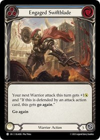 Engaged Swiftblade (Blue) (OLA026) [Blitz Deck Heavy Hitters Olympia]