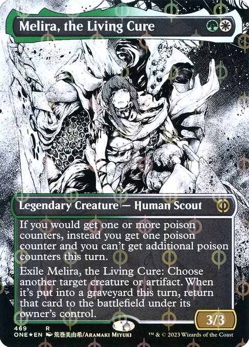 Melira, the Living Cure (469) [Phyrexia: All Will Be One] [Showcase, Borderless]