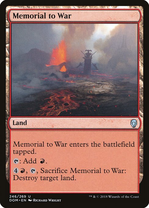 Memorial to War (246) [Dominaria]
