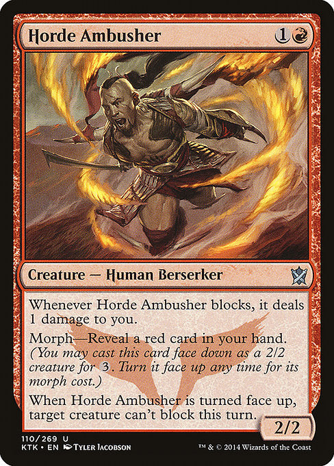 Horde Ambusher (110) [Khans of Tarkir]