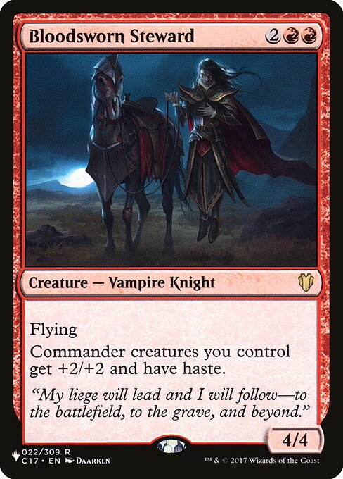 Bloodsworn Steward (C17-22) [The List]