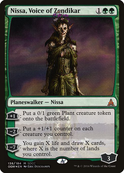 Nissa, Voice of Zendikar (138) [San Diego Comic-Con 2016]