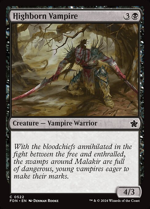 Highborn Vampire (522) [Foundations]