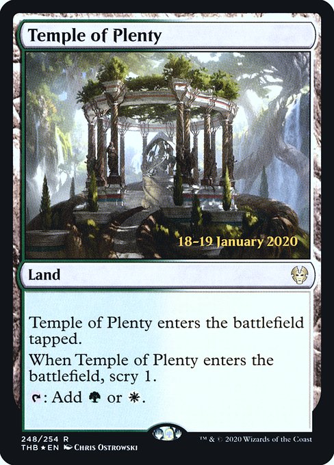 Temple of Plenty (248s) [Theros Beyond Death Promos]