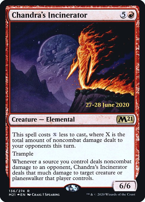 Chandra's Incinerator (136s) [Core Set 2021 Promos]
