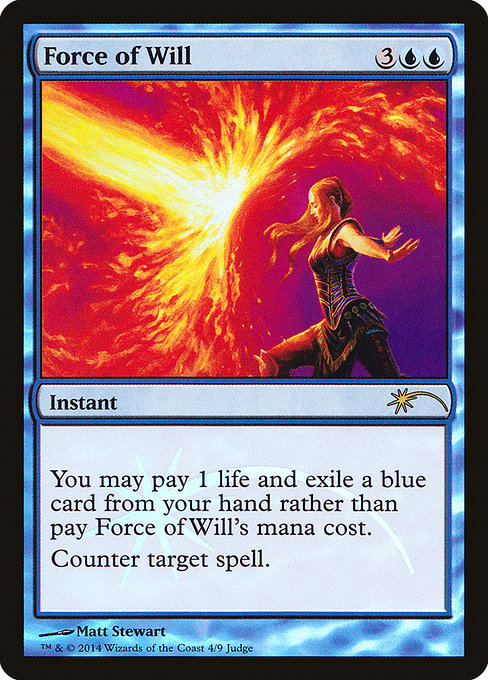 Force of Will (4) [Judge Gift Cards 2014]