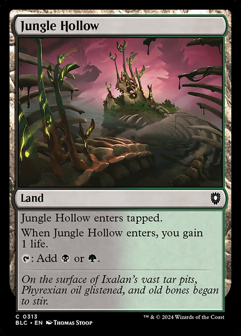 Jungle Hollow (313) [Bloomburrow Commander]