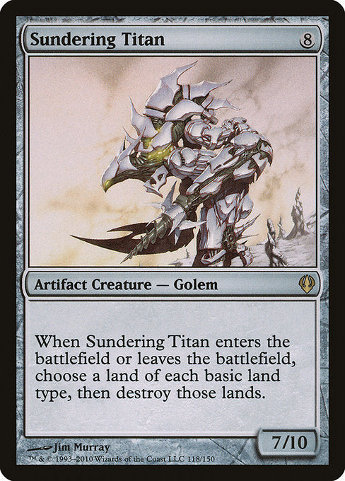 Sundering Titan (118) [Archenemy]